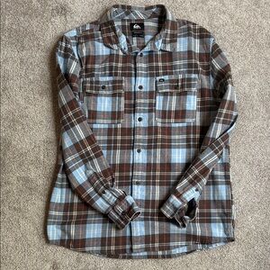 Quiksilver flannel sz M